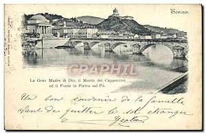 Bild des Verkufers fr Carte Postale Ancienne Torino La Gran Mare di Dio il Monte dei Cappuccini zum Verkauf von CPAPHIL