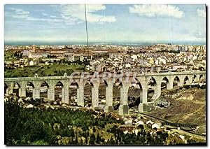 Seller image for Carte Postale Moderne Lisboa Aqueduto Des Aguos Livres for sale by CPAPHIL