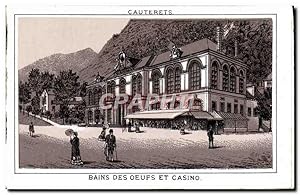 Bild des Verkufers fr Carte Postale Moderne Cauterets Bains Des Oeufs Et Casino zum Verkauf von CPAPHIL
