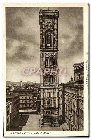Bild des Verkufers fr Carte Postale Ancienne Firenze Il Campanle di Giotto zum Verkauf von CPAPHIL