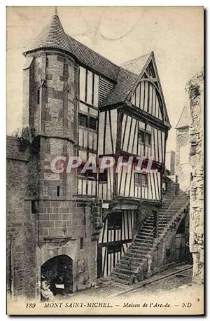 Seller image for Carte Postale Ancienne Mont Saint Michel Maison De l'Arcade for sale by CPAPHIL