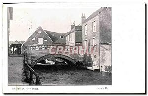 Carte Postale Ancienne Winchester City Bridge