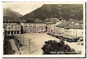 Carte Postale Ancienne Bolzano Plazza Vittorio Emanuel