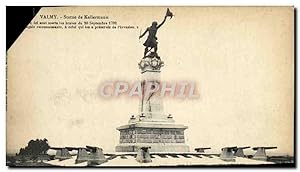 Carte Postale Ancienne Valmy Statue De Kellermann