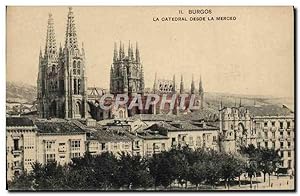 Carte Postale Ancienne Burgos La Catedral Desde La Merced