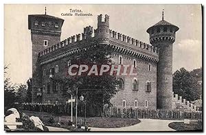 Carte Postale Ancienne Torino Castello Medievale