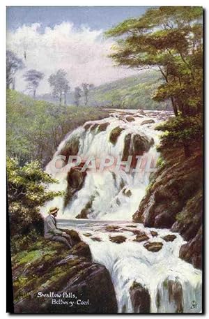 Carte Postale Ancienne Swallow Falls Bettws Y Coed