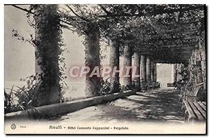 Carte Postale Ancienne Amalfi Hôtel Convento Cappuccini Pergolato