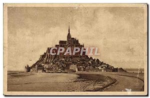 Carte Postale Ancienne Mont St Michel vue générale