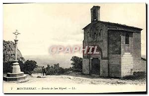 Bild des Verkufers fr Carte Postale Ancienne Montserrat Ermite de San Miguel zum Verkauf von CPAPHIL