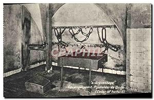 Carte Postale Ancienne Gravenhage Gevangenpoort Pijnkelder de Drup Torture