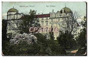 Carte Postale Ancienne Gruss Aus Celle Kgl Schloss