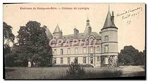 Carte Postale Ancienne Environs De Rozoy En Brie Château De Lumigny