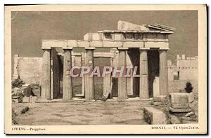 Bild des Verkufers fr Carte Postale Ancienne Athenes Propylaea zum Verkauf von CPAPHIL