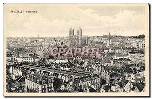 Carte Postale Ancienne Bruxelle Panorama