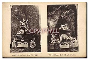 Bild des Verkufers fr Carte Postale Ancienne Tombeau De La Reine Tombeau De Stanislas zum Verkauf von CPAPHIL
