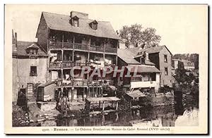 Bild des Verkufers fr Carte Postale Ancienne Rennes Le chteau Branlant Ou Maison De Cadet Roussel zum Verkauf von CPAPHIL