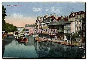 Carte Postale Ancienne Metz Felsenbader