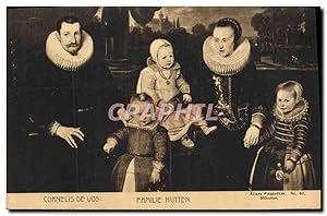 Bild des Verkufers fr Carte Postale Ancienne Cornelis De Vos Familie Hutten zum Verkauf von CPAPHIL