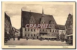 Carte Postale Ancienne Meissen Rathaus