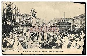 Carte Postale Ancienne Carnaval De Nice Char De Sarah Boun Di Hi