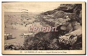 Bild des Verkufers fr Carte Postale Ancienne Le Portel Aspect Gnral de la Plage zum Verkauf von CPAPHIL