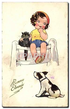 Immagine del venditore per Carte Postale Ancienne Fantaisie Enfant Chien Chien venduto da CPAPHIL