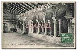 Carte Postale Ancienne Charlieu L'Abbaye Cloîtres Romans du 9eme