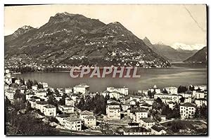 Bild des Verkufers fr Carte Postale Moderne Lugano Paradiso Monte Bre zum Verkauf von CPAPHIL