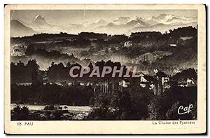 Bild des Verkufers fr Carte Postale Ancienne Pau La Chaine Des Pyrenees zum Verkauf von CPAPHIL