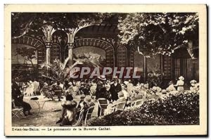 Carte Postale Ancienne Evian Les Bains Le Promenoir De La Buvette Cachat