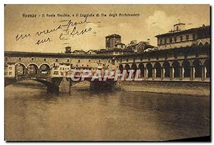 Carte Postale Ancienne Firenze Il ponte Vecchio
