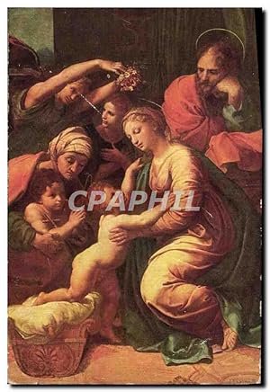 Carte Postale Moderne Raphael Sanzio La sainte famille