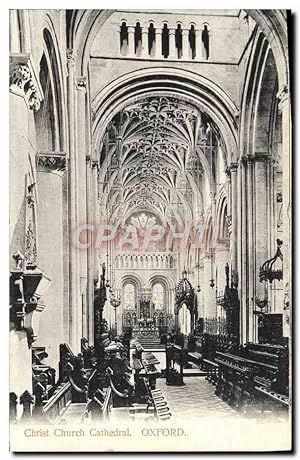 Carte Postale Ancienne Christ Church Cathedral Oxford