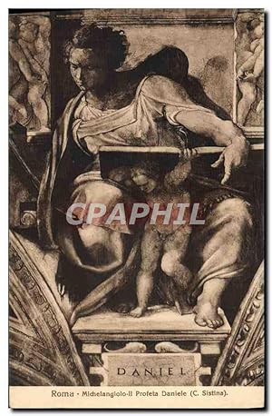 Immagine del venditore per Carte Postale Ancienne Roma Michelangelo Profeta Daniele C Sistina venduto da CPAPHIL