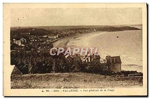 Carte Postale Ancienne Val Andre vue générale de la Plage