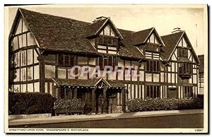 Carte Postale Ancienne Stratford Upon Avon Shakespeare's Birthplace