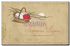 Bild des Verkufers fr Carte Postale Ancienne Fantaisie Pques oeufs zum Verkauf von CPAPHIL
