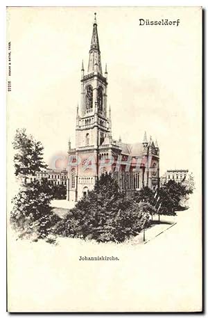 Carte Postale Ancienne Dusseldorf Johanniskirche