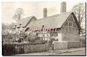 Carte Postale Ancienne Cottage Stratford On Avon