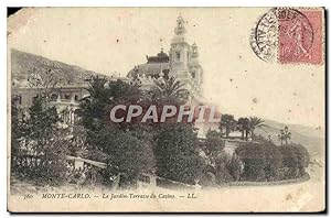 Carte Postale Ancienne Monte Carlo Le Jardin Terrasse Du Casino