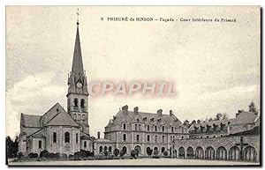 Carte Postale Ancienne Prieure de Binson Façade Cour intérieure du prieure