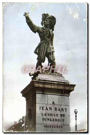 Bild des Verkufers fr Carte Postale Moderne Dunkerque Statue de Jean Bart zum Verkauf von CPAPHIL