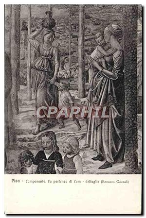 Immagine del venditore per Carte Postale Ancienne Pisa Camposanto La Partenza Di Cam Dettaglio Benozzo Gozzoli venduto da CPAPHIL