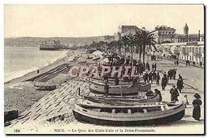 Image du vendeur pour Reproduction Nice Le Quai des Etats Unis et la promenade mis en vente par CPAPHIL