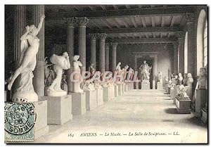 Image du vendeur pour Carte Postale Ancienne Amiens Le Musee La Salle De Sculptures mis en vente par CPAPHIL