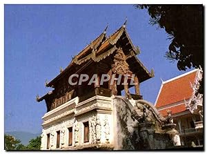 Image du vendeur pour Carte Postale Moderne Thailande a castle where Dharma dn buddhist doctrines are kept insind Wat Saen Farng Chiengmai mis en vente par CPAPHIL