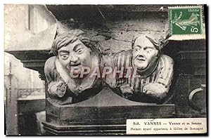 Image du vendeur pour Carte Postale Ancienne Vannes Vannes et sa Femme Maison ayant appartenu a Gilles de Bretagne mis en vente par CPAPHIL