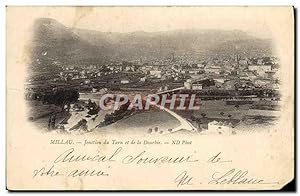 Carte Postale Ancienne Millau Jonction Du Tarn Et de La Dourbie