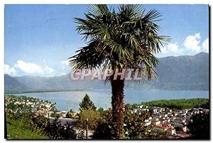 Bild des Verkufers fr Carte Postale Moderne Locarno Lao Maggiore Panorama zum Verkauf von CPAPHIL